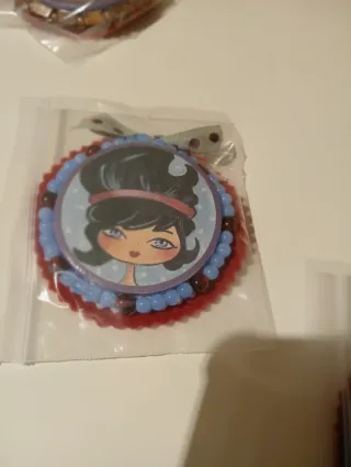 Broches artesanales mujer estilo vintage