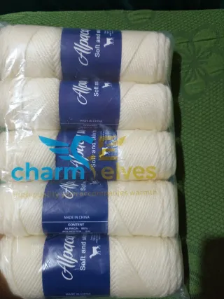 Gomitoli lana Alpaca 95% - 5 gomitoli