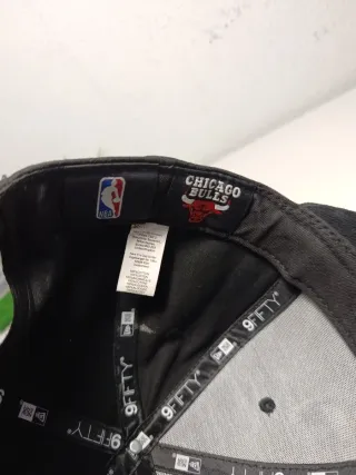 Gorra Chicago Bulls Snapback New Era Negra