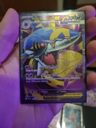 Carta Pokémon Mega Sharpedo EX