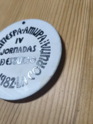 Medalla Sargadelos Cerámica 1982 torre de Hércules