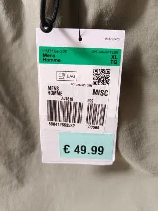 Pantalón Nike Hombre Talla XL Verde Oliva