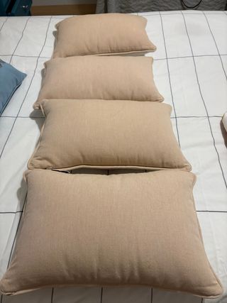 4 cojines El Corte Inglés 30x45 cm nuevos