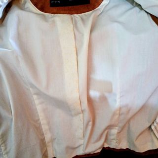 Chaqueta Zara gamuza con flecos Talla L