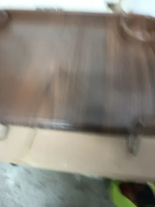 Bandeja para cama con posavasos