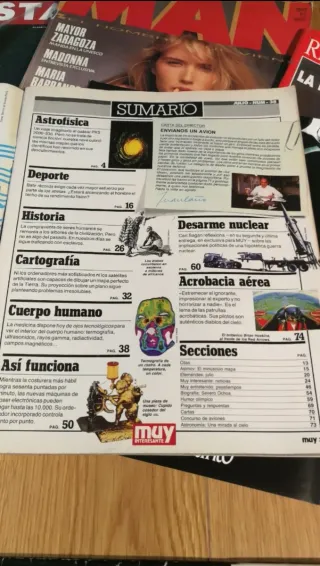 Lote 8 revistas años 70,80, 90. Vintage, antiguas