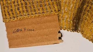 Galón lamé hojilla oro antiguo para manualidades