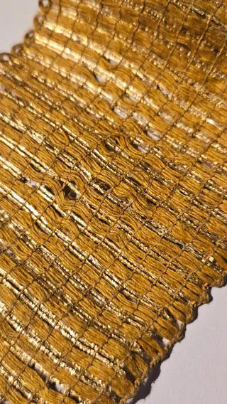 Galón lamé hojilla oro antiguo para manualidades