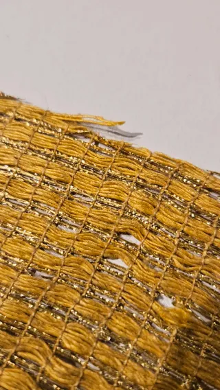 Galón lamé hojilla oro antiguo para manualidades