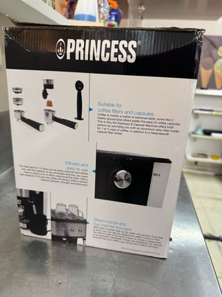 Cafetera Princess Espresso y Cápsulas