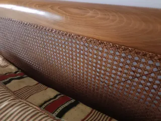 Cama madera 135 antigua