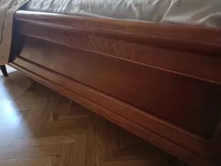 Cama madera 135 antigua