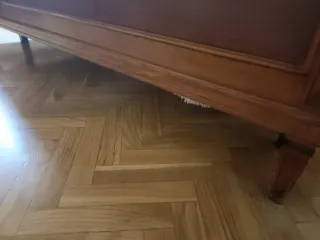 Cama madera 135 antigua