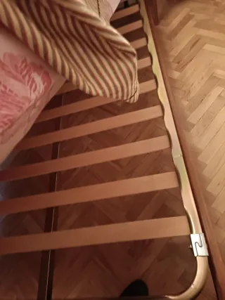 Cama madera 135 antigua