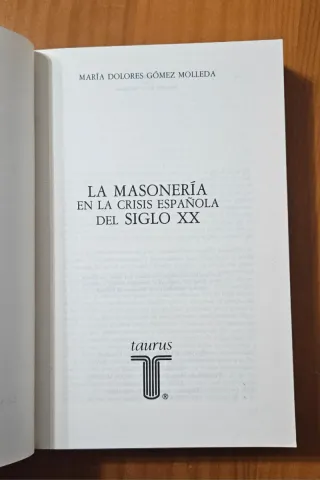 La masonería en la crisis española del siglo ...