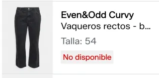 Pantalón vaquero WRODD Curvy Talla 52