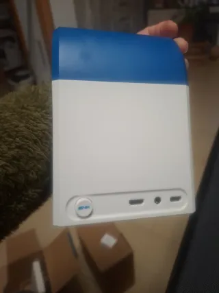 Consola Retro NEOGEO Mini Blanca y Azul