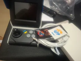 Consola Retro NEOGEO Mini Blanca y Azul