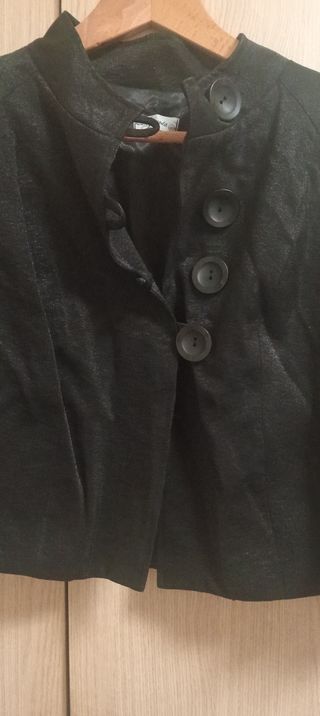 Chaqueta corta mujer negra