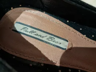 Sandalias de cuña Pull and Bear Negras Talla 38