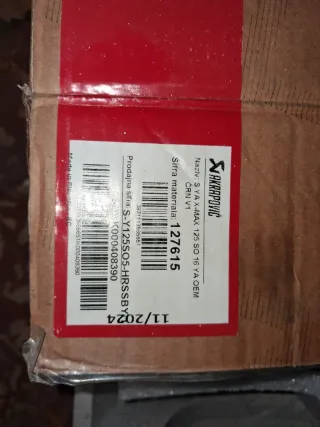 Akrapovic XMAX 125 Escape