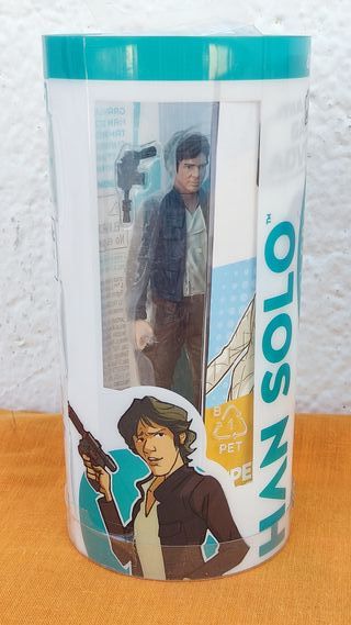 Figuras Star Wars Han Solo y Leia