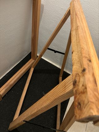 2 Soportes de madera Astigarraga