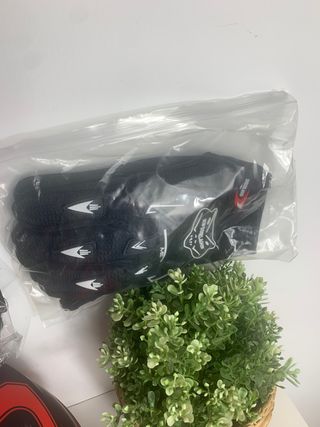 Casco Motocross Negro y Rojo