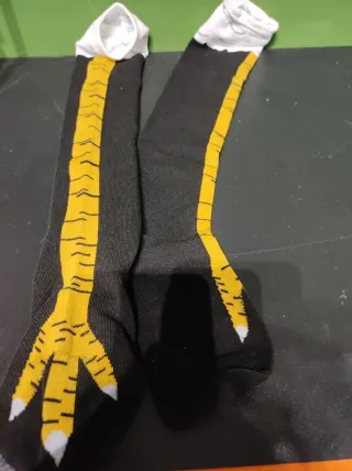 Calcetines divertidos patas de gallina sin usar