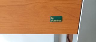 Mesa de cocina madera y metal