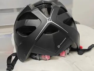 Casco ciclista rockrider negro