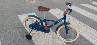 Bicicleta infantil Decathlon azul