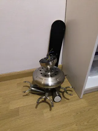 Ventilador de techo con palas reversibles