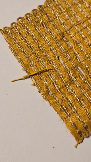 Galón lamé hojilla oro antiguo para manualidades