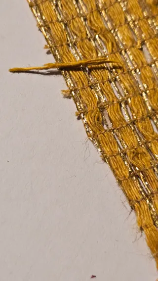 Galón lamé hojilla oro antiguo para manualidades