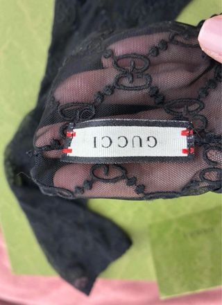 Guantes Gucci encaje GG