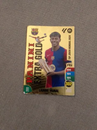 Cromo Panini Extra Gold Lamine Yamal 2024