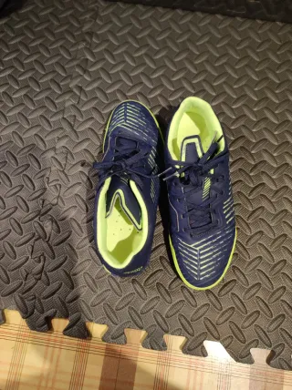 Zapatillas Fútbol Sala Azul y Verde