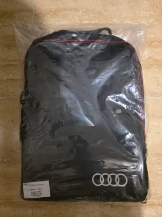 Mochila Audi Negra Original Nueva