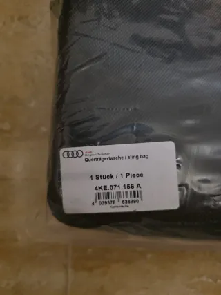 Mochila Audi Negra Original Nueva