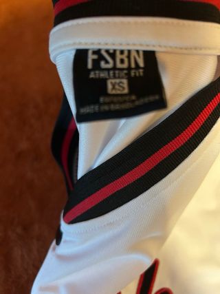 Camiseta Béisbol New York Blanca y Roja