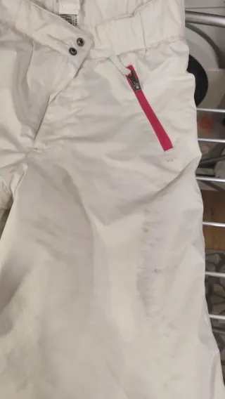 Pantalón de esquí blanco niña 12 años