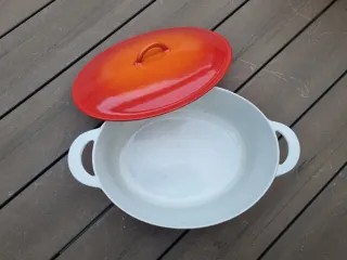 Olla Hierro Fundido y Cerámica con Tapa