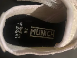 Bambas Munich X Talla 38 Beige/Plata