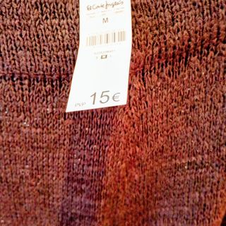 Pantalón Tejido Corte Inglés Talla M Gris