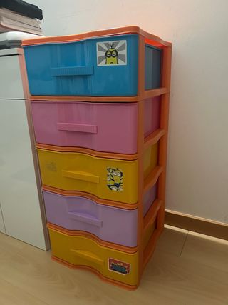 Cajonera de plástico infantil