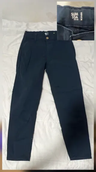 Pantalones Kiabi niño azul talla 10A
