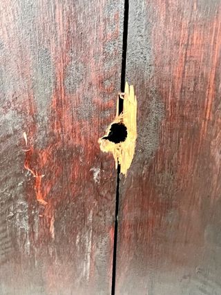 Mueble de pared de madera