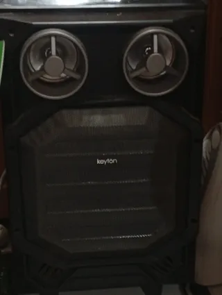 Karaoke Keyton con micrófono