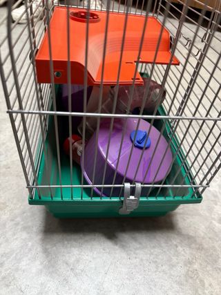 Jaula para hámster con accesorios